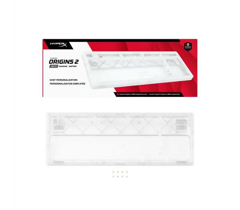 HyperX Origins 2 1800 Gaming Keyboard Housing - White - BF0U3AA
