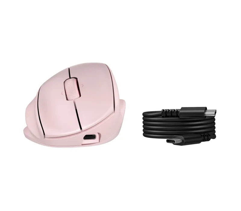 HP Tilt Ergonomic Pink Mouse 720M BH7N4AA