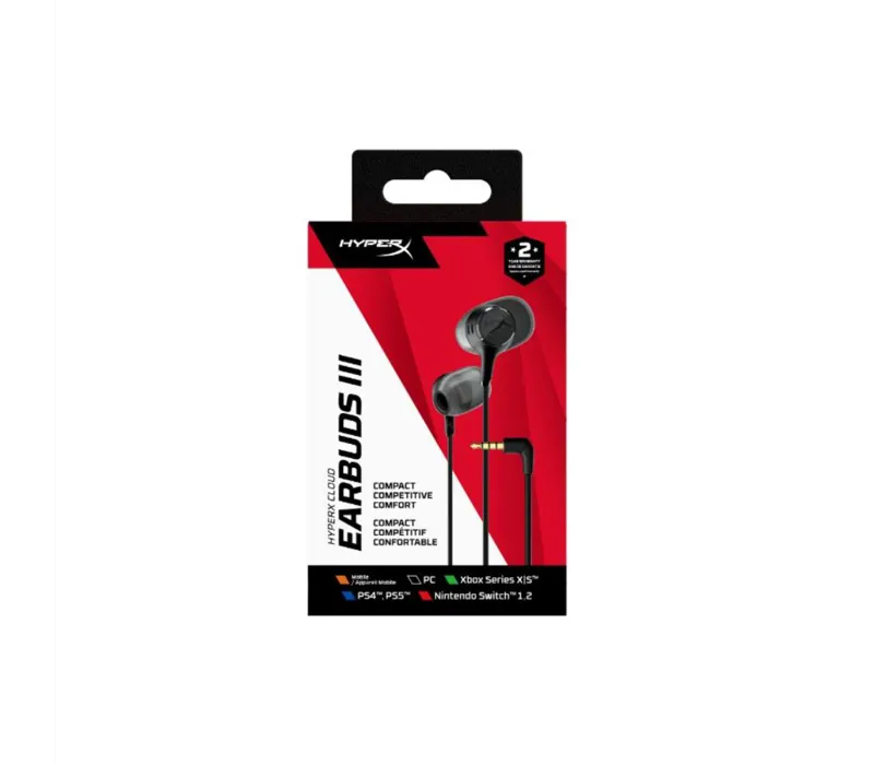 HyperX Cloud Earbuds III Black - BN7R9AA