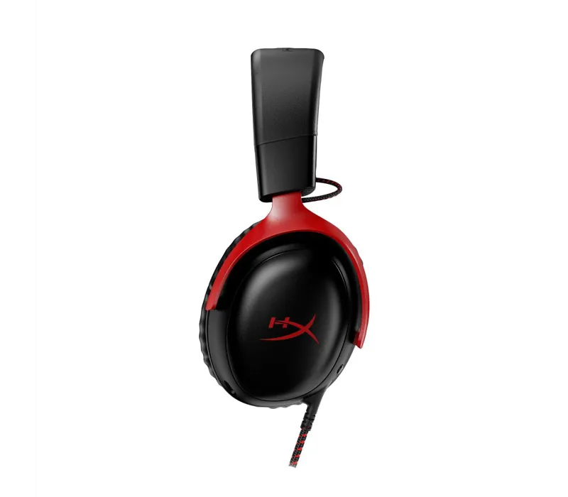 HyperX Cloud III Over Ear Wired Gaming Headset Black/Red - 727A9AA