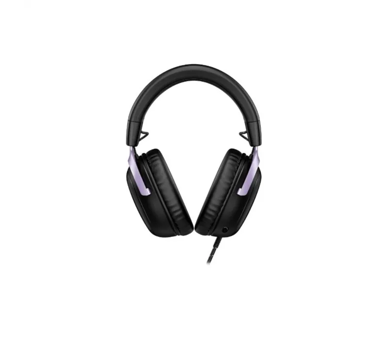 HyperX Cloud III Over Ear Wired Gaming Headset Black/Lavender - DF7F0AA