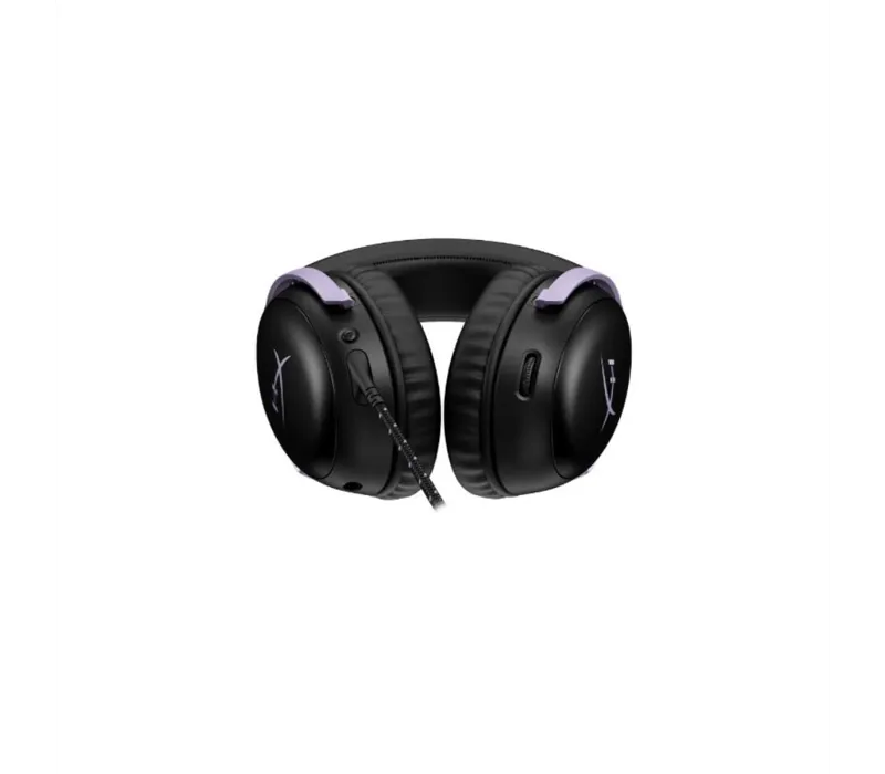 HyperX Cloud III Over Ear Wired Gaming Headset Black/Lavender - DF7F0AA