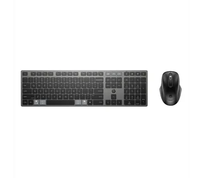 HP 720 Multi-Device Rechargeable Wireless Keyboard and Mouse Combo - Black - 9T5A9AA