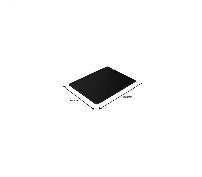 HyperX Pulsefire Mat Gaming Mouse Pad Cloth - M - Black - 4Z7X3AA