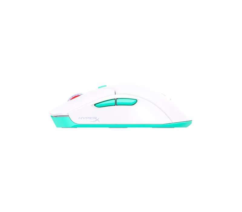 HyperX Pulsefire Haste 2 Core Wireless Gaming Mouse - White/Green/Purple - 8R2E7AA