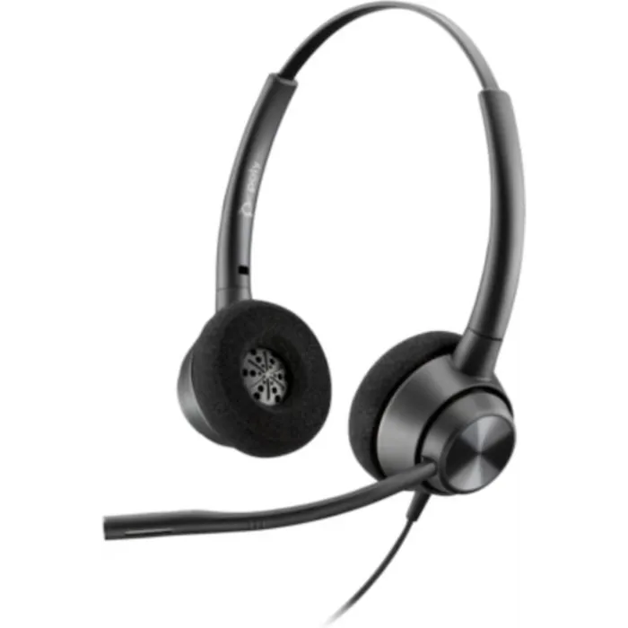 Poly EncorePro 320 with Quick Disconnect Binaural Headset TAA (77T26AA)