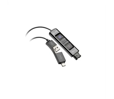 Poly DA85-M USB to QD Black Adapter TAA (786C8AA)
