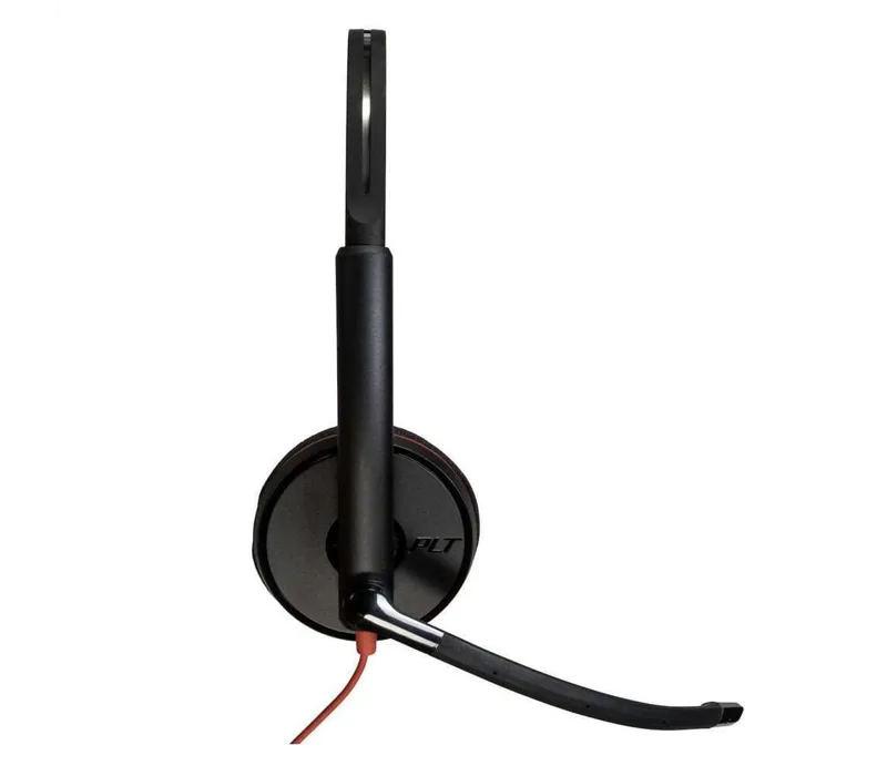Poly Blackwire 3220 Stereo USB-C Black Headset +USB-C/A Adapter (Bulk) - 8X2J9A6
