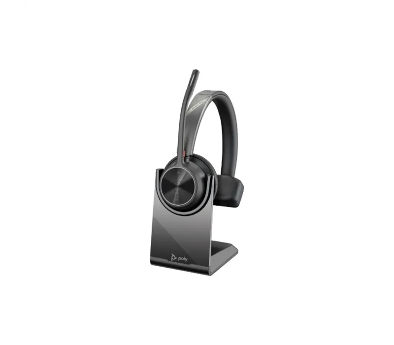 Poly Voyager 4310 UC Monaural Headset +BT700 USB-A Adapter +Charging Stand (77Y92AA)
