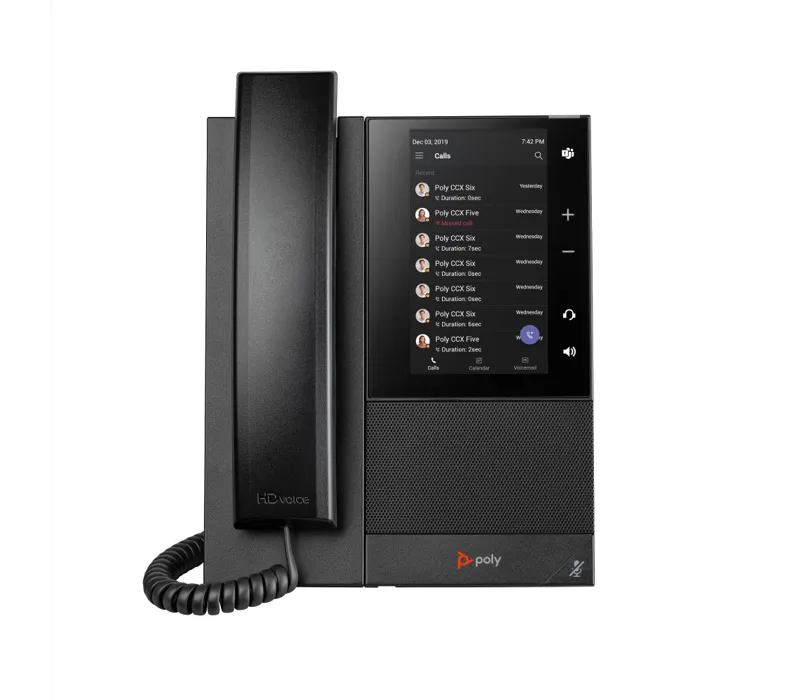Poly CCX 505 Business Media Phone for Microsoft Teams and PoE-enabled - 82Z79AA