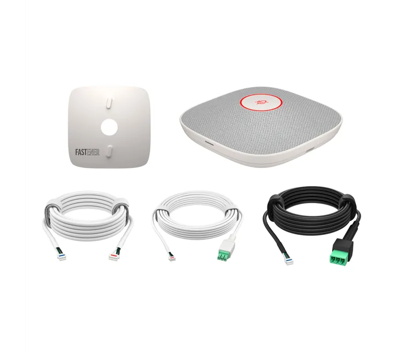 Poly Studio A2 White Table Microphone w/ Mounting Plate I/O cables - B22X4AA