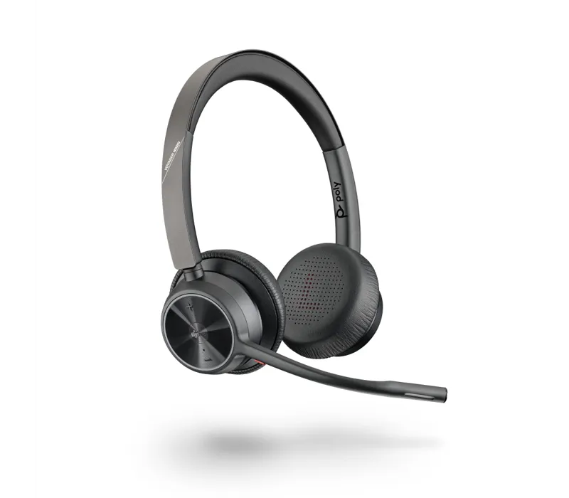 Poly Voyager 4320 Headset +BT700 dongle +Charging Stand - 77Z00AA
