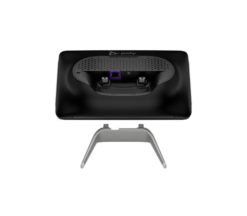 Poly Studio Base Kit G9 Plus JetBlack Catalog WhiteBG Rear (A1ZB6AW)
