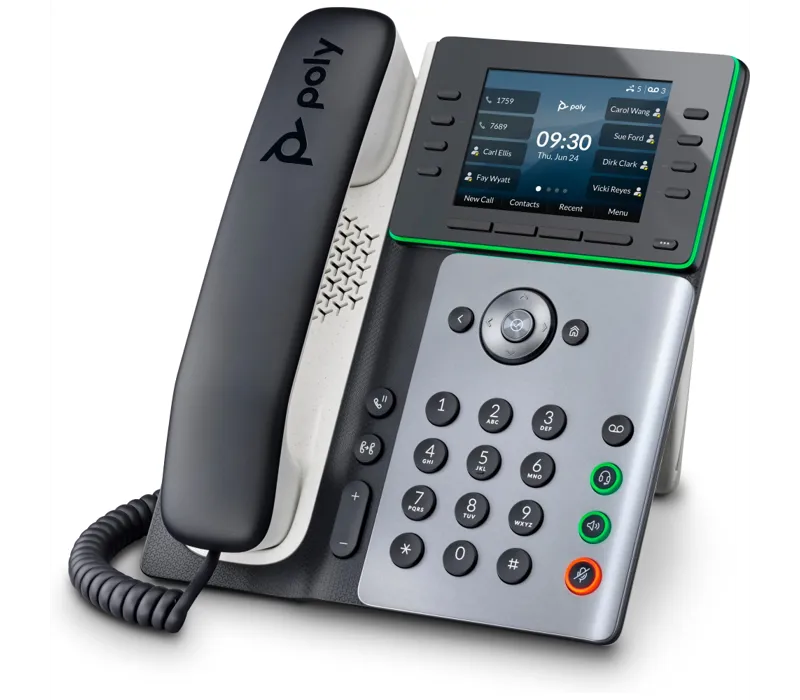 Poly Edge E350 IP Phone and PoE-enabled - 82M89AA