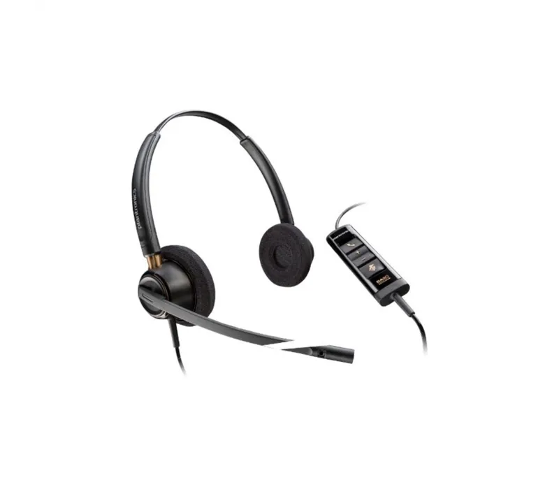 Poly EncorePro 525 Microsoft Teams Certified Stereo with USB-A Headset (783R2AA)