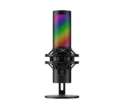 HyperX QuadCast 2 S USB Microphone - RGB Lighting - Black - 9A273AA